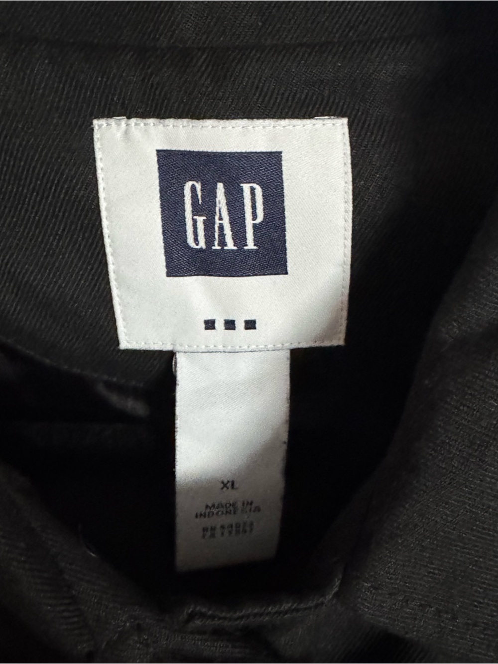 GAP Women's Black Short Trench Jacket - Picture 2 of 2